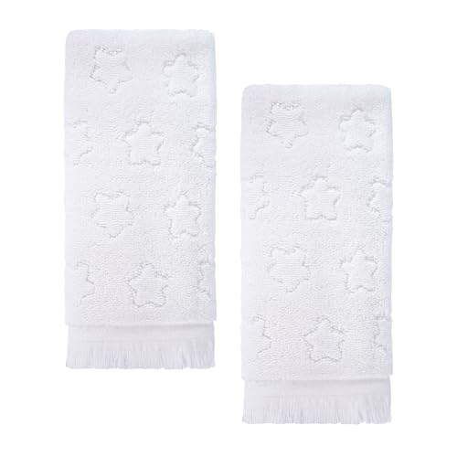 Luxury Decorative Hand Towels Bathroom: Boho Home Deco (06 Star, 14"x30") | 2 Packs 14X30 100% Cotton Turkish Absorbent Soft Face Towel Set for Kitchen Hotel Spa Farmhouse Guest Tea Gift - color: 06 Star