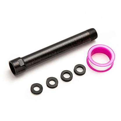 OFFO Shower Head Extension Arm, Oil Rubbed Bronze 6 in Shower Arm Extension Shower Head Extender Made of 304 Stainless Steel Shower Pipe Extension - color: Oil Rubbed Bronze, style: 6 in
