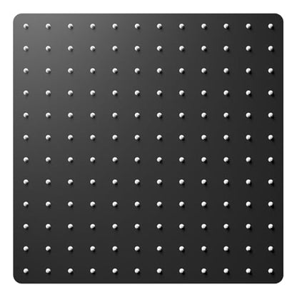 VBFF-Shower Head,rain shower head, 12 inch- Square Shower Head, 1.8 GPM Flow Rate, rainfall showerhead,VBFF09 (Matte Black) - color: Matte Black, size: 12 Inch