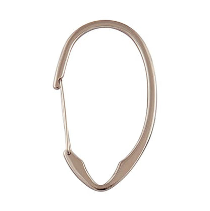 Shower Hooks - Shower Curtain Rings for Bathroom - Rust Proof Shower Curtain Hooks for Shower Curtain or Liner - Set of 12, Brushed Nickel - color: Brushed Nickel