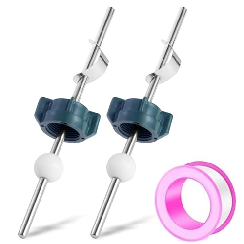 Lavatory Pop-Up Center Piece Assembly,Pop-Up Drain Repair Kit,Fits Most Popular Brands，Replacement for PS2673,PS469 and PSB327,Replacement Bathroom Sink Pivot Rod,0.71inch Ball, Chrome-2PCS - size: 18MM Ball Kit 2 Set