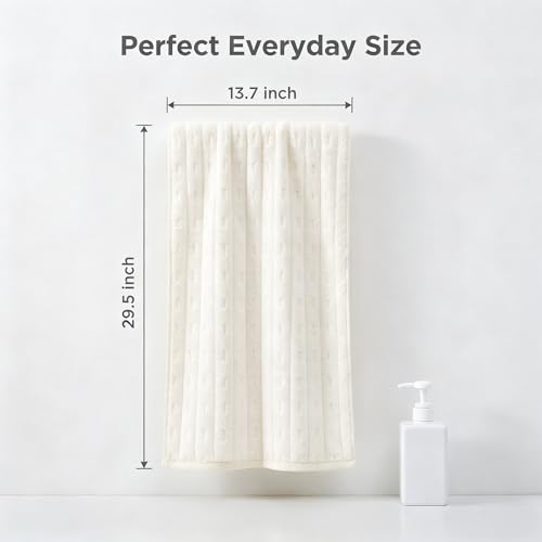 3 Pack Microfiber Hand Towels for Bathroom with Hanging Loops Quick Dry Small Towel Set for Bathroom Kitchen 14 x29.6inch(Beige) - color: Beige