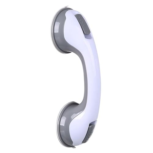 Shower Handle Grab Bars for Bathtubs and Showers, Heavy Duty Shower Handle Removable Shower Handrails for Seniors and Elderly, Bathroom Safety Grip No Drilling Waterproof Grey