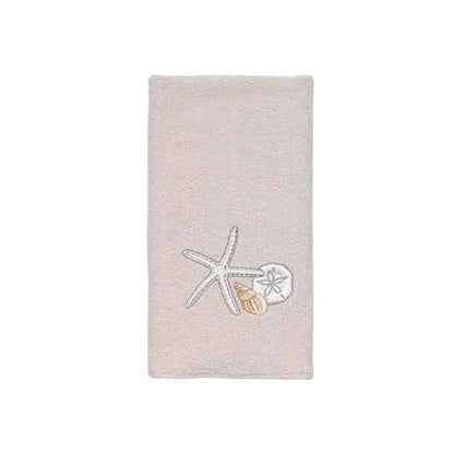 Avanti Linens - Fingertip Towel, Soft & Absorbent Cotton Towel, Beach Inspired Bathroom Accessories (Seaglass Collection) - size: Fingertip Towel