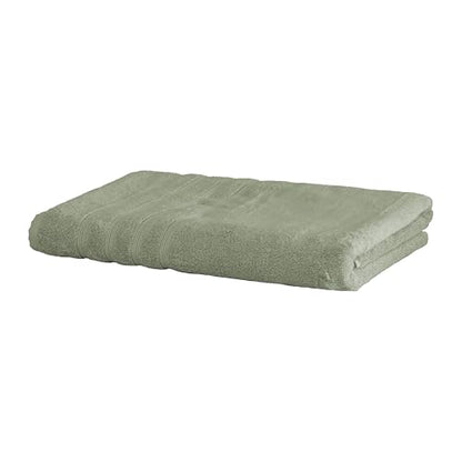 Luxury Turkish Bath Sheet, 35 x 70 in, 700 GSM, Seagrass Green | 1 oversized bath sheet, 35 x 70 in, 700 GSM, 50% viscose made from bamboo and 50% Aegean Turkish cotton, plush and absorbent - color: Seagrass Green, size: Bath Sheet (1)