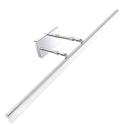 Aipsun 40 inch Modern LED Vanity Lights Adjustable Bathroom Light Fixtures Over Mirror Chrome Vanity Lighting 5500K - color: Chrome, size: 40 in