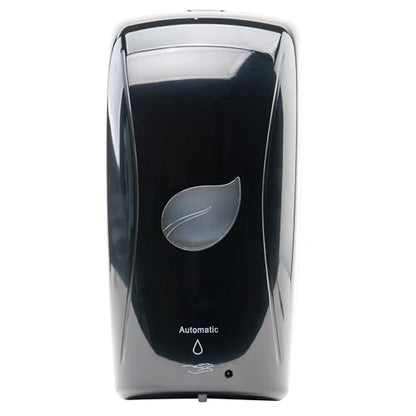 Winco 1000ml Black Pur-Clean Automatic Liquid Soap Dispenser | Automatic dispensing, Adjustable settings, Refillable chamber, Easy mounting - color: Black, style: Auto Liquid