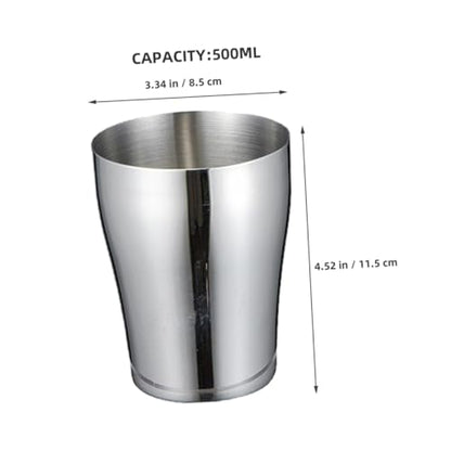 PRETYZOOM Stainless Steel Rinsing Cup Multi Function Mouth Cup for Brushing Teeth Camping Daily Use Elegant Design Easy to Clean for Any Beverage