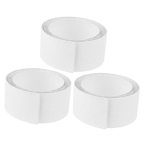 3 Rolls Slip Bathtub Stickers Transparent Self Adhesive Decals for Safe Bathing Smooth Surfaces for Tubs Shower Floors and Bathroom Safety