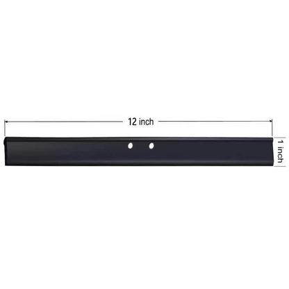 2PCS Replacement Silicon Rubber Squeegee Blade, 12 Inch Black - color: Black