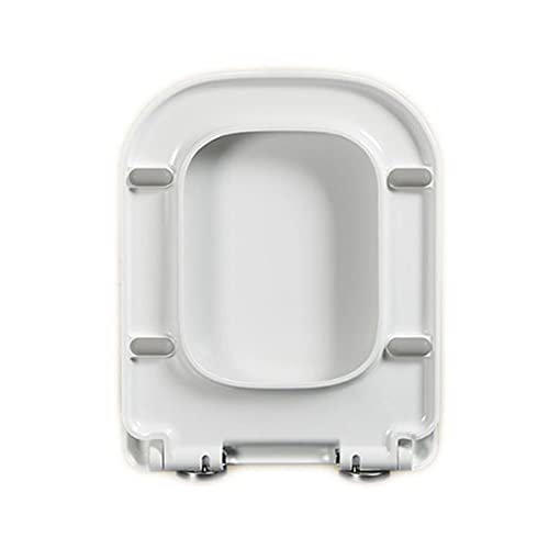 Toilet Seat - Soft Close Quick Release for Easy Cleaning, Top Fix Installation with Adjustable Hinges - Ideal for Bathroom Upgrade - size: 04b