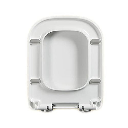 Toilet Seat - Soft Close Quick Release for Easy Cleaning, Top Fix Installation with Adjustable Hinges - Ideal for Bathroom Upgrade - size: 04b