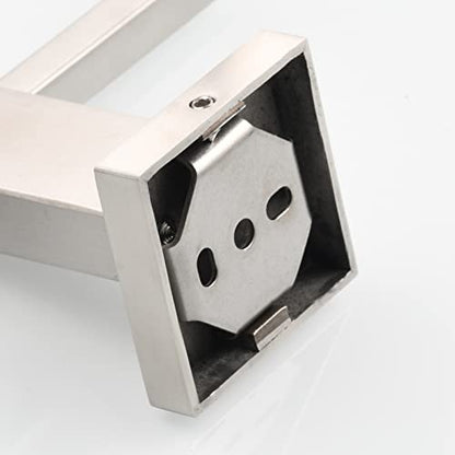 Stainless Steel Square Towel Ring Brushed Nickel Hand Towel Holder for Bathroom Wall Mount, SBH239NA - color: Brushed Nickel