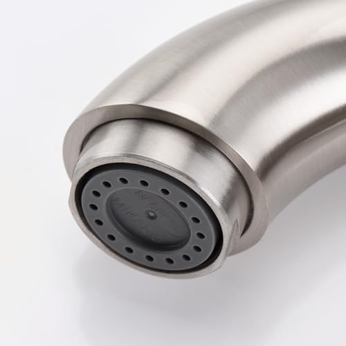 sumerain 8 Inch Widespread Sink Bathroom Faucet Brushed Nickel Two Handle Vanity Faucet - color: Brushed Nickel