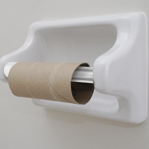 Toilet Paper Holder Roller Spindle Replacement Rod PP Spring Loaded Paper Holder Insert for Bathroom