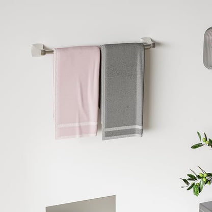24 Inch Brushed Nickel Towel Bar Towel Rack for Bathroom Kitchen Hand Towel Holder Dish Cloths Hanger SUS304 Stainless Steel Rustproof Wall Mount - color: Brushed Nickel, size: 24 inch