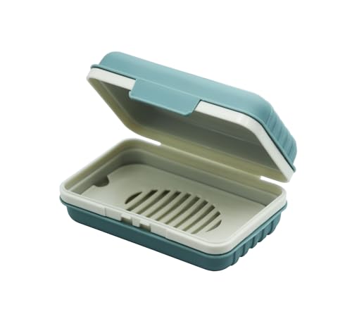 2 Pack Travel Soap Case Holder,Portable Soap Box with Draining Layer for Shower,Bathroom,Camping,Hiking,Gym - color: 2 Pack Travel Soap Case