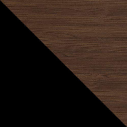 Umbra Flip Coat Rack, Wall Mount 8-Hook, Space Saving, Walnut/Black | Real wood and steel build, retractable hooks fold flat, holds coats bags and scarves, easy install - color: Walnut/Black, size: 8-Hook