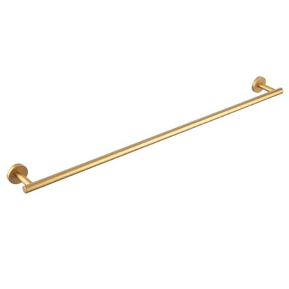 GERZWY Stainless Steel 33-Inch Bathroom Towel Bar Gold Towel Rack Wall Mounted Towel Rail Bath Towel Rod AG1101C85-BE - color: Gold, size: 32 Inch (Pack of 1)