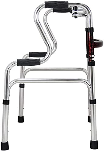Rollator Grab Bars for Bathroom, Folding Toilet Safety Surround Frame, Elderly Adjustable Aluminum Alloy Bathroom Anti-Slip Rail Handrai