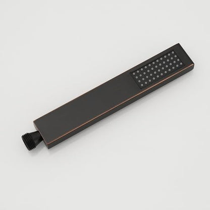 Hand Shower Wand Handheld Shower Spray High Pressure Single Function Luxury Hand Showerhead Oil Rubbed Bronze - color: Oil Rubbed Bronze, style: Square