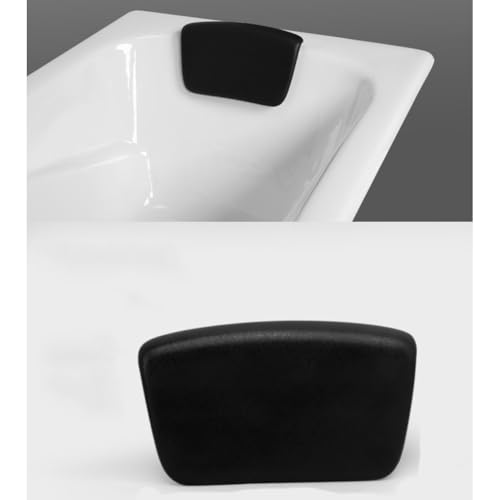 Spa Bath Pillow with Suction Cups Pu Bath Cushion Non-Slip Design for Home Headrest Neck Shoulder and Back