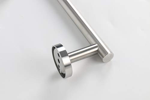 TocTen Bath Towel Bar - Thicken SUS304 Stainless Steel Bathroom Towel Holder, Towel Rod for Bathroom Heavy Duty Wall Mounted Towel Rack Hanger (20 in, Brushed Nickel) - color: Brushed Nickel, size: 20IN
