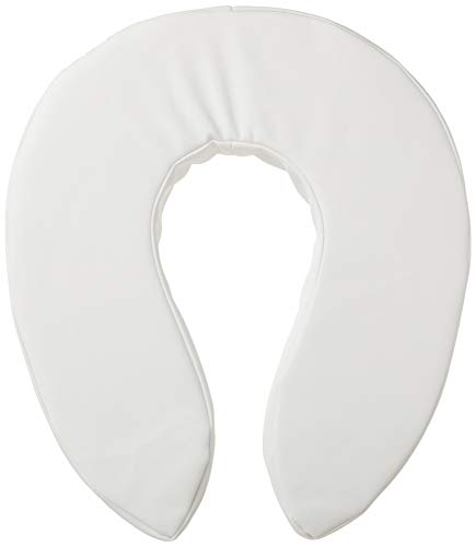 Essential Medical Supply Padded Toilet Riser, Plastic, 2" (Pack of 2) - size: 2 Inch (Pack of 2)