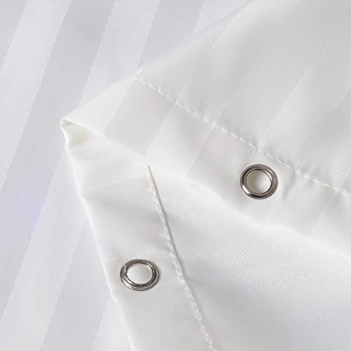 Small Stall Shower Curtain or Liner Fabric 31x71 Inch,Washable IPx4 Waterproof Hotel Quality, Narrow Shower Curtains with Hooks and Grommets,Mini Shower Liner/White … - color: White, size: 31"W x 71"L (Pack of 1)
