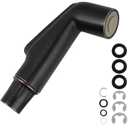 Hygie Rinse Universal Fit Kitchen Sink Spray Attachment, Oil Rubbed Bronze | NSF/ANSI/CAN 372 Certified, Kitchen Sink Side Sprayer Head Compatible with Delta, Moen, Kohler and OEM Brands Spray Head - color: Oil Rubbed Bronze, style: Nozzle Head Only