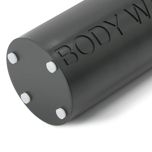 Matte Black Body Wash Dispenser Luxurious Refillable Pump Bottle with Embossed Text, Durable Construction for Bathroom and Shower - color: Body Wash Black