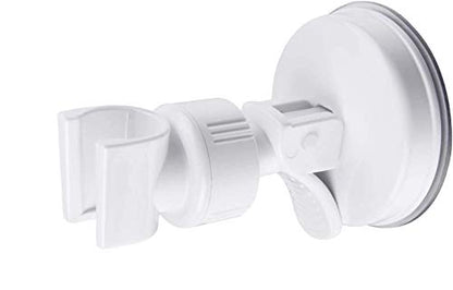 Adjustable Shower Head Holder, Suction Shower Holder, White | Suction Cup Handheld Shower Head Bracket, Removable Handheld Showerhead & Wall Mounted Suction Bracket - style: white