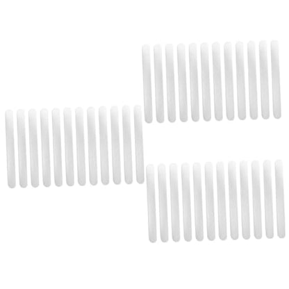 SOLUSTRE 3sets Skid Bathtub Stickers Transparent Non Slip Strips for Bathtubs Showers Stairs Pools Easy Installation Strong Adhesion for Safety Wet Areas 12pcs*3
