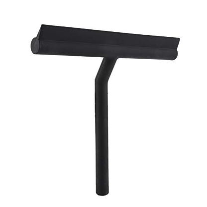 JUOPZKENN Stainless Steel Squeegee with Hooks Holder,Stainless Steel Squeegee for Shower Glass Door Window, Squeegee for Window Cleaner Tool,Squeegee for Bathroom, Mirrors,Car