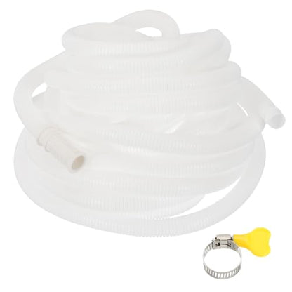 PATIKIL 32.8ft Air Conditioner Drain Kit, Universal AC Drain Hose Connector Hose with Clamp Rubber Adapter for Mini-Split Window AC Unit Dehumidifier Faucet - size: 32.8ft