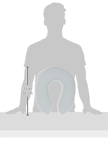 Essential Medical Supply Foam Padded Toilet Seat Cushion Riser - 4" Height, Hook and Loop Attachment for Easy Installation, Washable Vinyl Cover - Added Cushion for The Toilet with Pressure Relief - size: 4 Inch (Pack of 1)