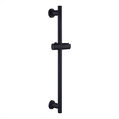 KES Shower Slide Bar for Bathroom with Adjustable Handheld Shower Holder Wall Mount SUS 304 Stainless Steel Matte Black, F204-BK