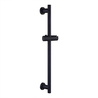 KES Shower Slide Bar for Bathroom with Adjustable Handheld Shower Holder Wall Mount SUS 304 Stainless Steel Matte Black, F204-BK