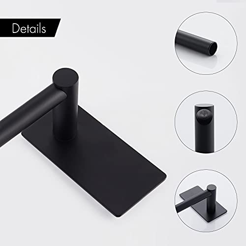 KES 30-Inch Towel Bar for Bathroom Self Adhesive Hand Towel Holder No Drill Wall Mounted SUS 304 Stainless Steel Matte Black, A7000S75B-BK - color: Matte Black, size: 29.5-Inch