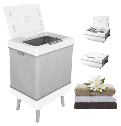 Large Towel Warmer Bucket, 20L Electric Hot Towel Warmer for Bathroom, Spa, Salon, Luxury Freestanding Towel Heater with Timer, Delay Start & 3 Temp Settings (35L-A) - size: 35L-A