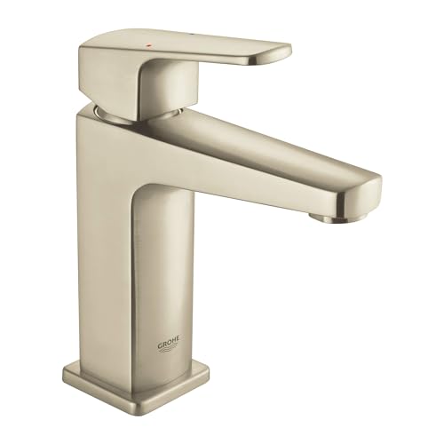 GROHE 23838EN0 Tallinn Single Hole Single-Handle Bathroom Faucet, 1.2 GPM, Brushed Nickel - color: Brushed Nickel
