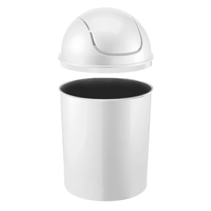 Umbra Mini 1-1/2-Gallon Swing-Top Waste Can, White - color: White