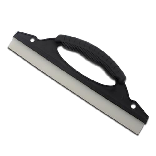 Squeegee Car Dryer Car Water Scraper Tool, 12 Inch Silicone Wiper Board Car Windshield Squeegee with Handle, Shower Squeegee Wiper Blade for Auto Windows Glasses Doors Mirrors Tile Walls - color: 1pc