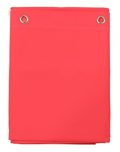 Venice Elegant Home Heavy Duty Vinyl Shower Curtain Liner with 12 Metal Grommets (Bright Pink) - color: Bright Pink