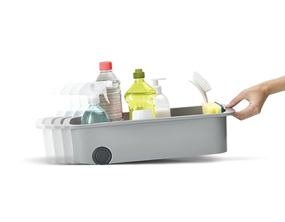 Joseph Joseph CupboardStore Easy-Access Wheeled Storage Caddy, Under Sink Kitchen Cabinet Organizer- Grey - size: 1 EA
