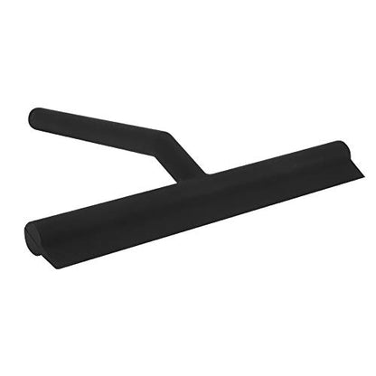 Squeegee for Glass Doors, Rubber Squeegee Head and Stainless Steel Holder for Glass Doors, Bathroom, Shower Doors, Mirrors, Tiles, and Car Windows