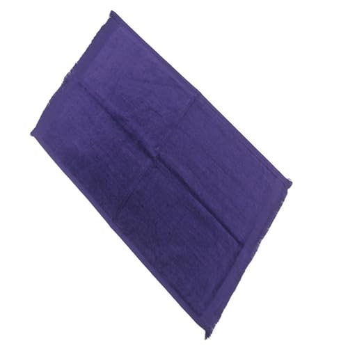 Set of 12 Premium Fringed Velour Fingertip Towels (Purple)-PKG of 1 Dozen | 11" x 18" | 100% Cotton, Soft Velour Finish | Elegant Guest Towels for Bathroom, Spa, Events & Embroidery - color: Purple