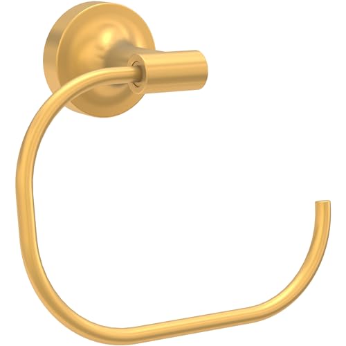 Franklin Brass Voisin (1-Pack) Hand Towel Ring Satin Gold Holder for Wall Mount Round Hanger for Kitchen, Bathroom Accessories VOI46-BB - color: Satin Gold
