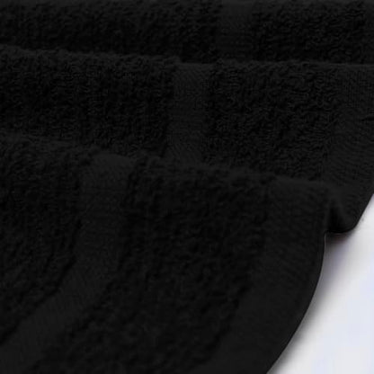 Avalon Towels Black Washcloths Bulk Pack of 36 (12x12 inches) - 100% Cotton Washcloths & Face Towels - Highly Absorbent & Soft Wash Cloths for Showering, Wash Rags for Body & Face Cloths - color: Black