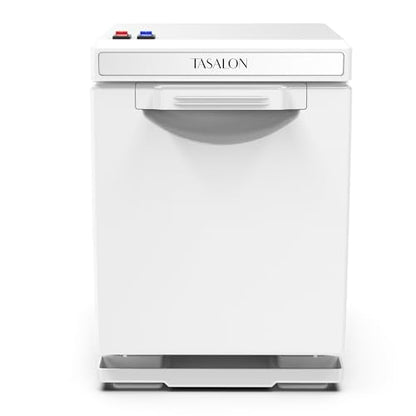 TASALON 5L Hot Towel Warmer Cabinet, Aluminum Inner Chamber - White | Removable tray, fast heating, compact 5L size, ideal for spa, salon, esthetician & massage use, white finish - color: White